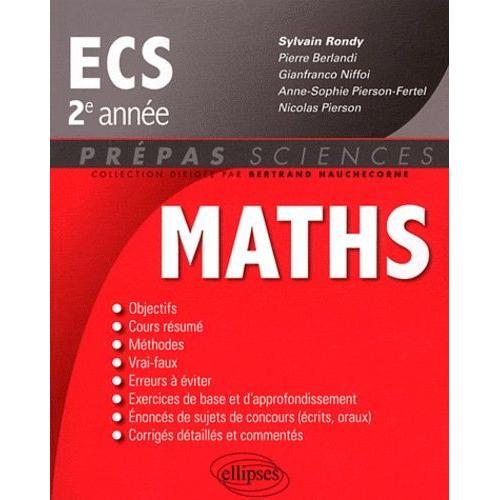 Mathématiques Ecs 2e Année on Productcaster.