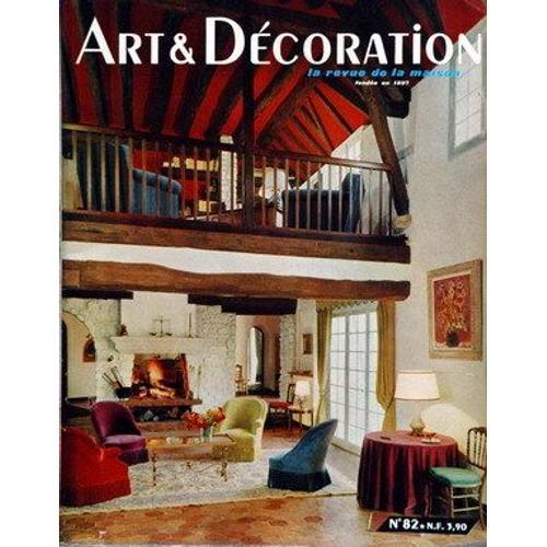 Art Et Decoration N° 82 Du 01/09/1960 on Productcaster.