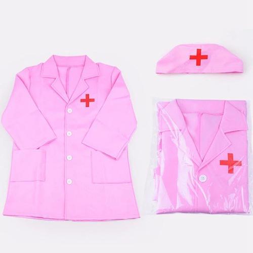 Wt - Costume D'infirmière Médecin Pour Enfants, Manteau De Fête D'h... on Productcaster.