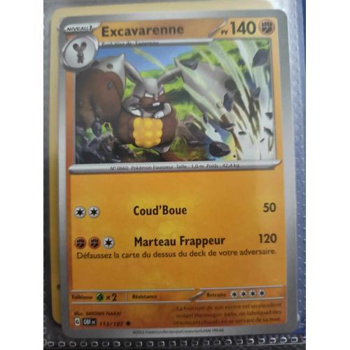 Peu Commune - Pokemon - Flammes Obsidiennes - Excavarenne 113/197 on Productcaster.