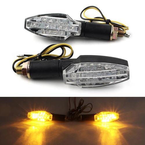 Clignotants Led Universels Pour Motos Et Vélos, Feux De Jour, Dc 12v on Productcaster.