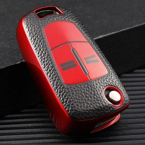 Coque De Clé De Voiture Pliante En Cuir Tpu, Coque De Clé À Distanc... on Productcaster.