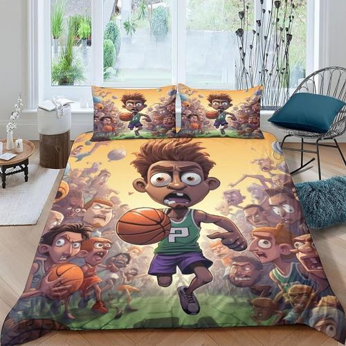 Ensemble De Housse De Couette De Basket-Ball, Magnifique Th¿¿Me De ... on Productcaster.