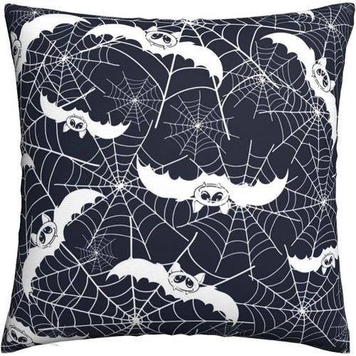 Housse De Coussin Carrée En Forme De Chauve-Souris Et De Toile D'ar... on Productcaster.