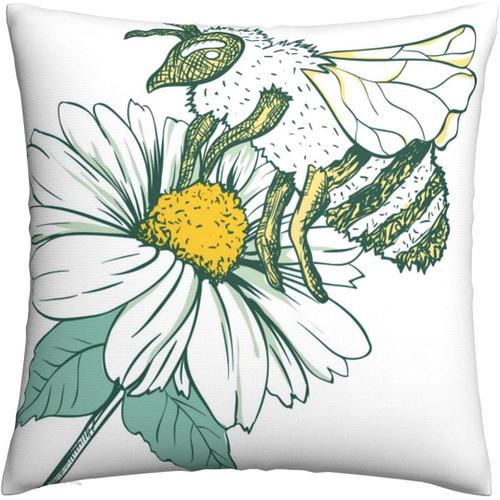 Housse De Coussin Carrée En Forme De Croquis D'entomologie Avec Abe... on Productcaster.