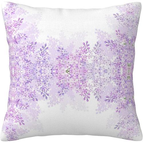 Housse De Coussin Avec Fleurs Lilas En Fleurs, Taie D'oreiller Déco... on Productcaster.