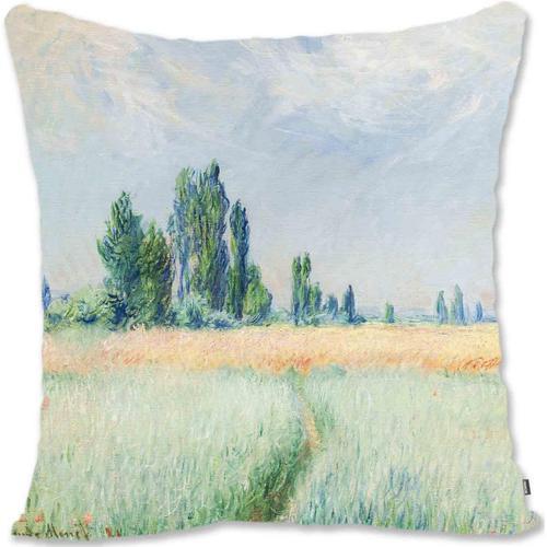 Housse De Coussin Décorative, Art Paysager, Monet, Matin Sur La Sei... on Productcaster.