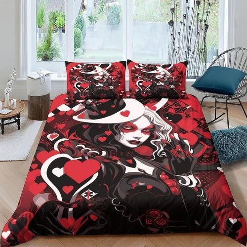 Housse De Couette Abstraite Poker Queen Size | Ensemble De Literie ... on Productcaster.