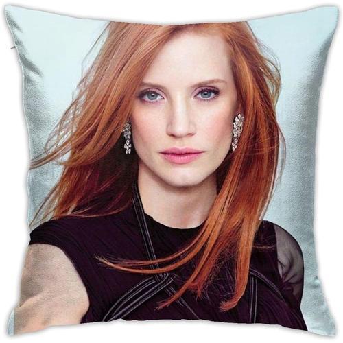 Jessica Chastain Housses De Coussin Taies D'oreiller Housse De Cous... on Productcaster.