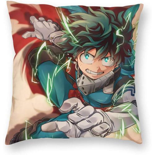 My Hero Academia Midoriya Izuku Anime Housse De Coussin De Luxe Res... on Productcaster.