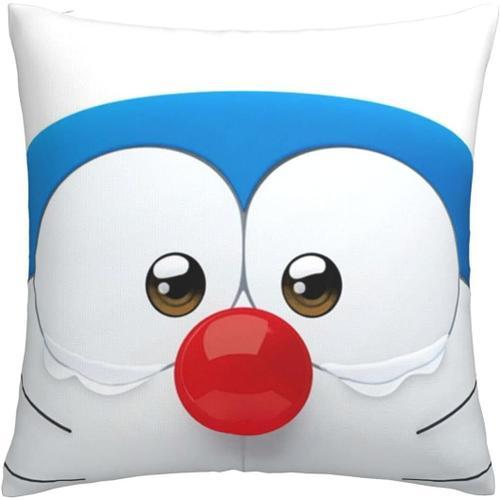 Doraemon Housses De Coussin Douces 45 X 45 Cm Taies D'oreiller Carr... on Productcaster.