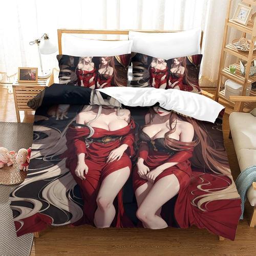 Anime Girls 3d Housse De Couette Imprim¿¿E Parure De Lit Housse De ... on Productcaster.