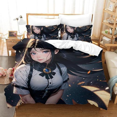 Anime Girls 3d Housse De Couette Imprim¿¿E Housse De Couette Housse... on Productcaster.