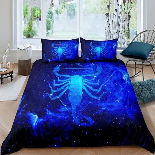 Housse De Couette Constellation Scorpion, Galaxie Bleue, N¿¿Buleuse... on Productcaster.