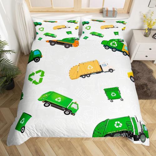 Housse De Couette Camion Poubelle Pour Enfants, Ensemble De Literie... on Productcaster.