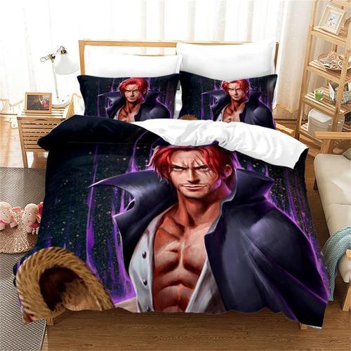 Anime One Piece Literie Housse De Couette 3d Imprim¿¿ Microfibre Tw... on Productcaster.