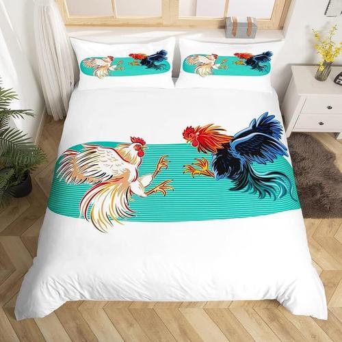 Housse De Couette Imprim¿¿E Poulet, Pour Gar?Ons Et Filles, Housse ... on Productcaster.