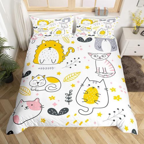 Housse De Couette Pour Chaton Et Chat Mignon, Ensemble De Literie P... on Productcaster.