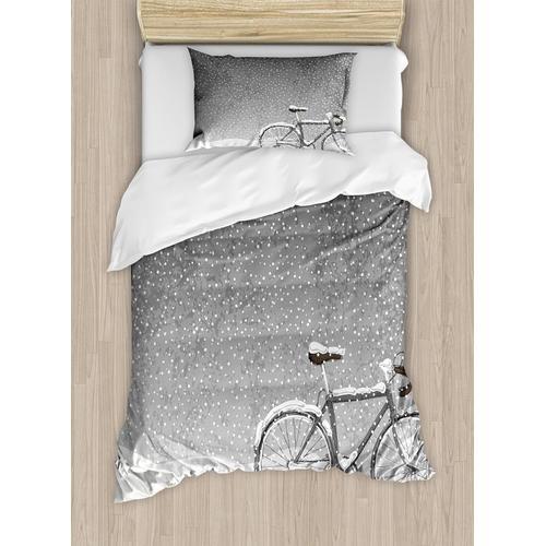 Parure De Lit D'hiver Avec Housse De Couette, Couverture De Vélo, N... on Productcaster.