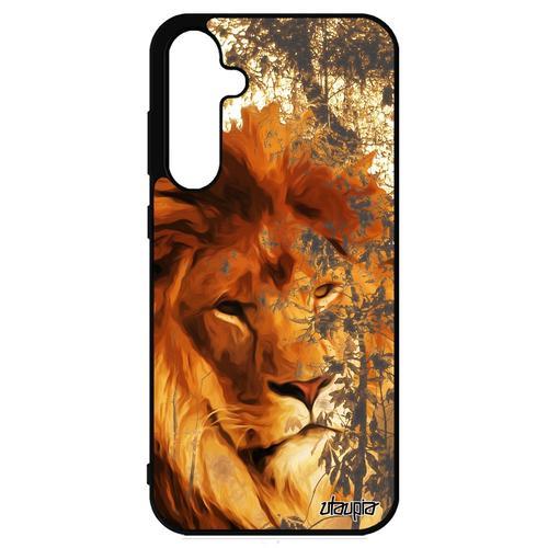 Coque Pour Galaxy S23 Fe Silicone Lion Aluminium Design Souple Lion... on Productcaster.