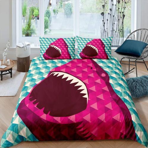 Housse De Couette En Forme De Requin Pour Filles, Ensemble De Liter... on Productcaster.