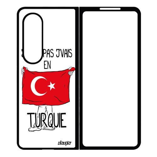 Coque Silicone Samsung Z Fold 4 J'peux Pas J'vais En Turquie Basket... on Productcaster.