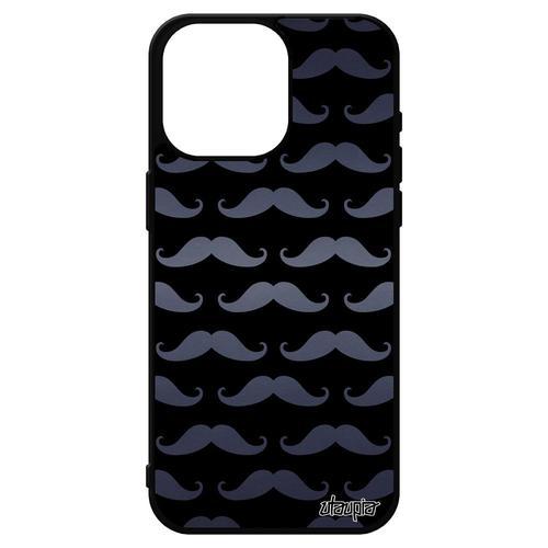 Coque Iphone 15 Pro Max Silicone Moustache Bumper Design Tpu Noir S... on Productcaster.