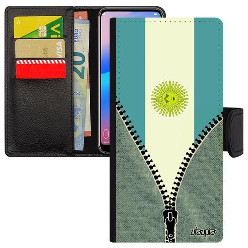 Coque Silicone S23 Fe Rabat Portefeuille Drapeau Argentine Argentin... on Productcaster.