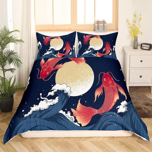 Parure De Lit Japonaise Ukiyoe Pour Enfants, Housse De Couette ¿¿ M... on Productcaster.