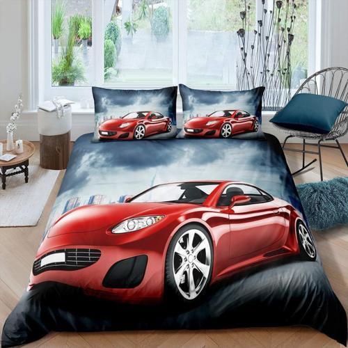 Housse De Couette Imprim¿¿E Voiture De Sport, Housse De Couette Pou... on Productcaster.