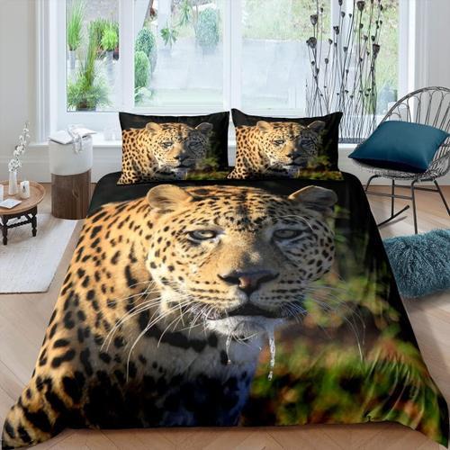 Housse De Couette Leopard, Housse De Couette Guepard Pour Garcons E... on Productcaster.