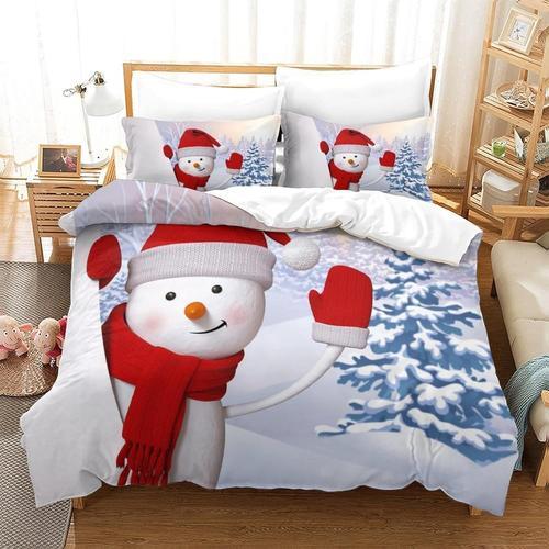 Parure De Lit Imprimee De Xmas Pour Garcons, Filles, Adolescents, A... on Productcaster.