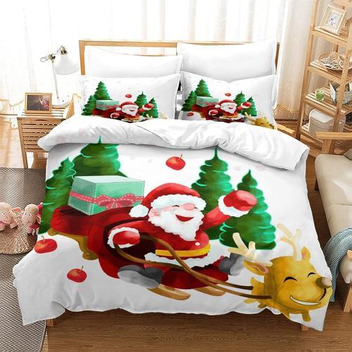 Housse De Couette A Imprime Fin De Xmas, Ensemble De 3 Pieces, Hous... on Productcaster.