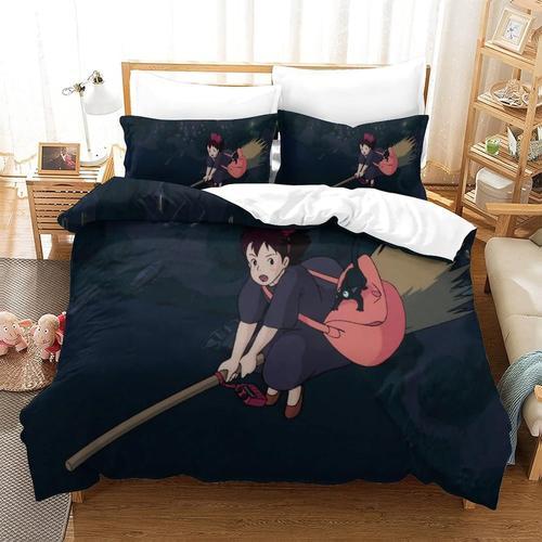 Kiki's Delivery Service Housse De Couette Imprimee Adaptee Aux Enfa... on Productcaster.