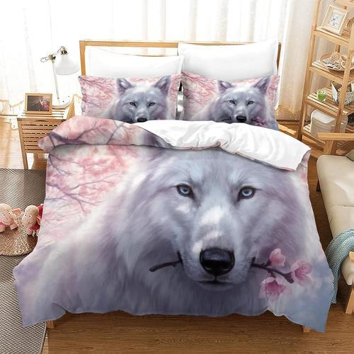 Housse De Couette Loup Pour Chambre D'enfants Et Adultes, Ensemble ... on Productcaster.