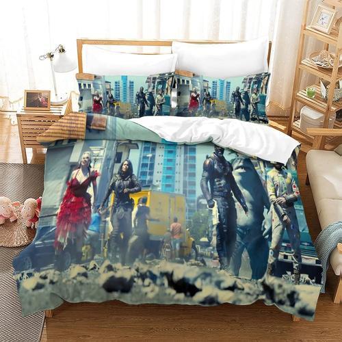 Suicide Squad Housse De Couette Enfants Adultes Chambre Couette 3 P... on Productcaster.