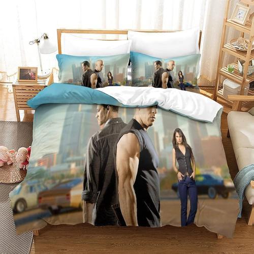 Housse De Couette Imprimee Fast & Furious, Pour Enfants Et Adultes,... on Productcaster.