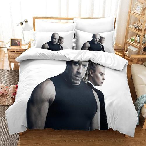 Housse De Couette Fast & Furious, Ensembles De Literie Imprimes Pou... on Productcaster.