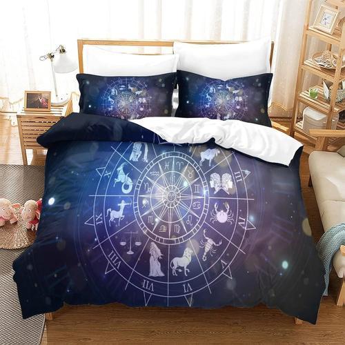 Housse De Couette Douze Constellations, Ensemble De Literie En Micr... on Productcaster.