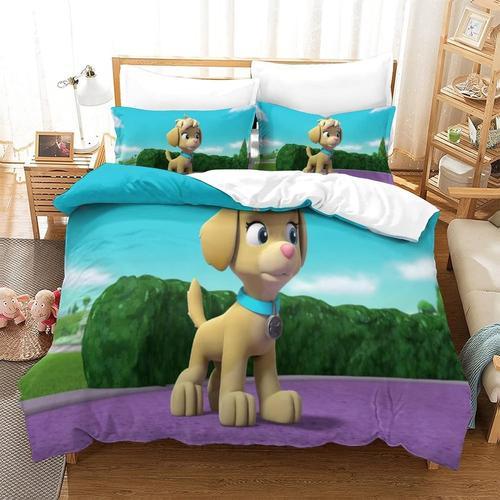 Paw Pator Parure De Lit 3 Pieces En Microfibre Avec Housse De Couet... on Productcaster.