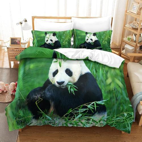 Parure De Lit Panda Exquise, Confortable, Super Douce Et Avec Taie ... on Productcaster.