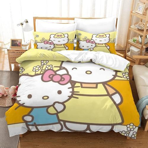 Kawaii ¿C Housse De Couette Douce 3 Pieces, Ensemble De Literie Dou... on Productcaster.