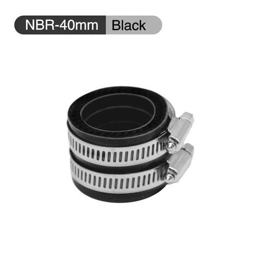 40 Mm Noir - Adaptateur En Caoutchouc Pour Carburateur De Moto, Tuy... on Productcaster.