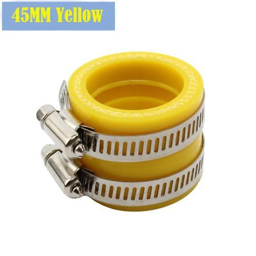 Jaune 45 Mm - Adaptateur En Caoutchouc Pour Carburateur De Moto, Tu... on Productcaster.