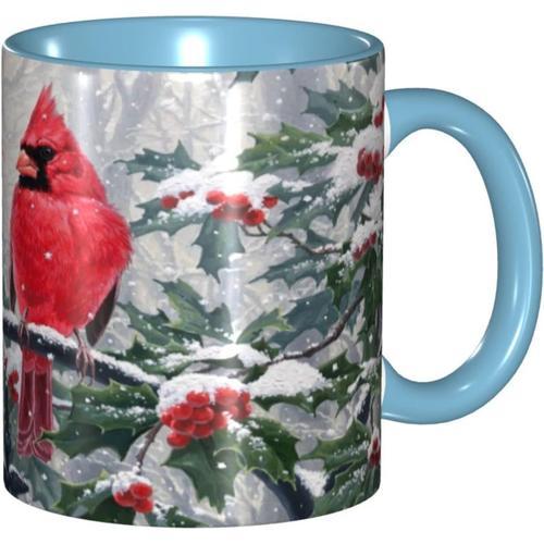 Tasses A Cafe De 11oz, Tasse En Ceramique Avec Oiseau Cardinal De P... on Productcaster.