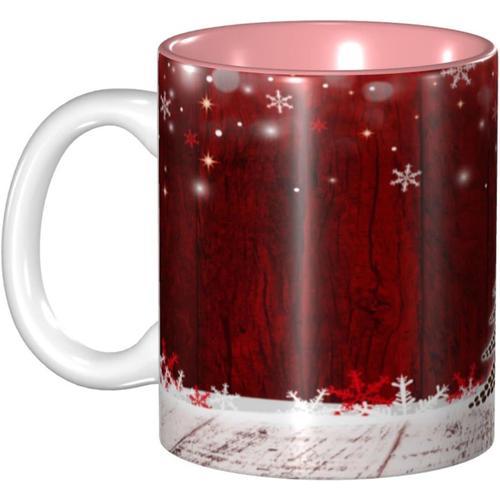 Tasses A Cafe De 11oz, Tasse En Ceramique De Flocon De Neige D'arbr... on Productcaster.