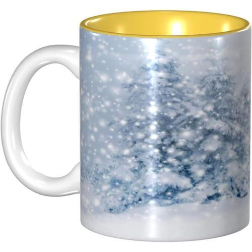 Tasses A Cafe De 11oz, Tasse En Ceramique D'arbre De Xmas De Flocon... on Productcaster.