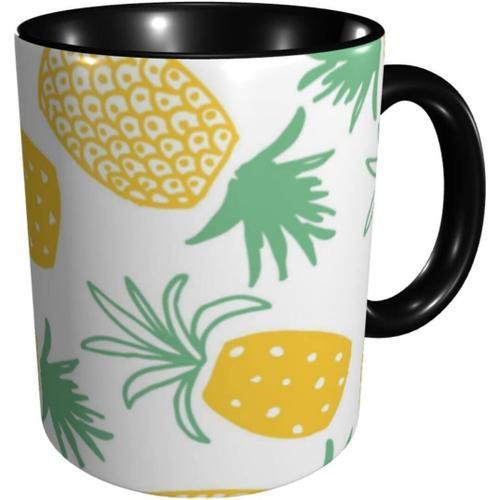 Tasse A Cafe De Couleur Drole, Tasses D'ananas Vintage, Larges Tass... on Productcaster.