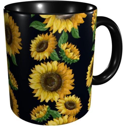 Tasse A Cafe En Ceramique De Tournesol | Tasse A The De Nouveaute |... on Productcaster.