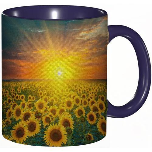 Tasse A Cafe Champ De Tournesol Nature Prairie De Tournesol Soleil ... on Productcaster.